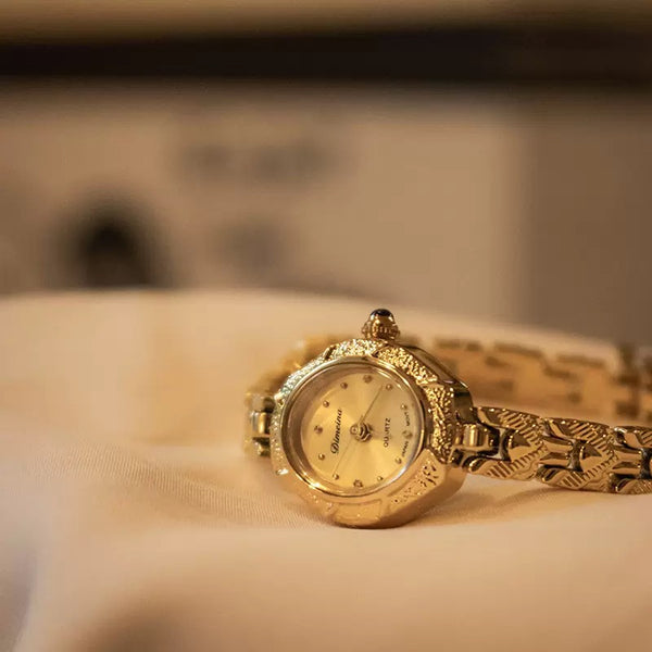 Vintage Style Gold Bracelet Watch