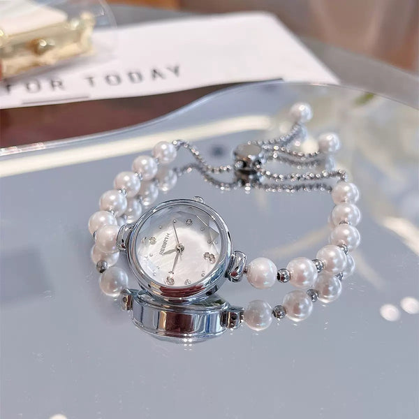 Pearl Bracelet Cute Women's Watch
