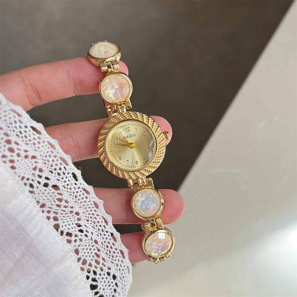 Elegant Pearl Jewelry Quartz Women's Watch