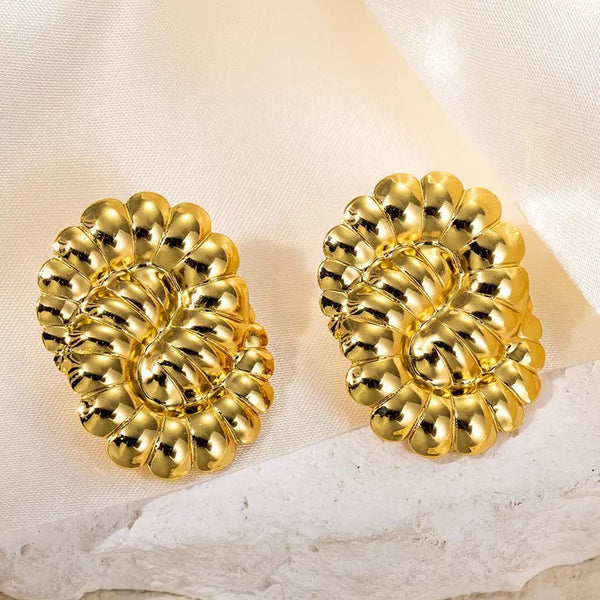 Minimalist 18K Gold Filled Ear Studs