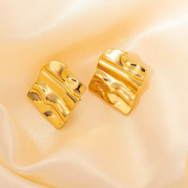 Minimalist 18K Gold Filled Ear Studs