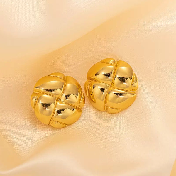 Minimalist 18K Gold Filled Ear Studs
