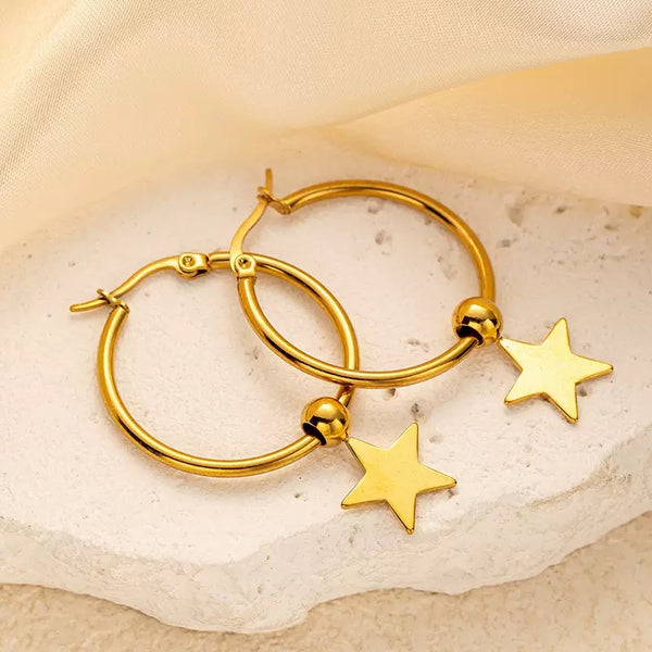 Classic 18K Gold Filled Hoop Earrings