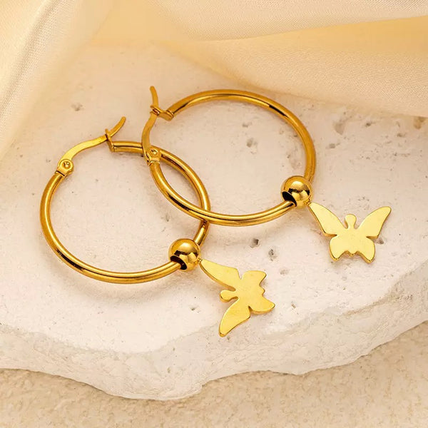 Classic 18K Gold Filled Hoop Earrings