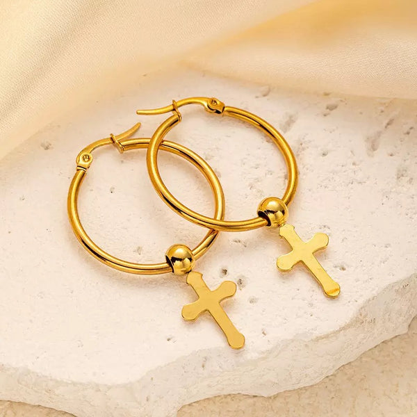 Classic 18K Gold Filled Hoop Earrings