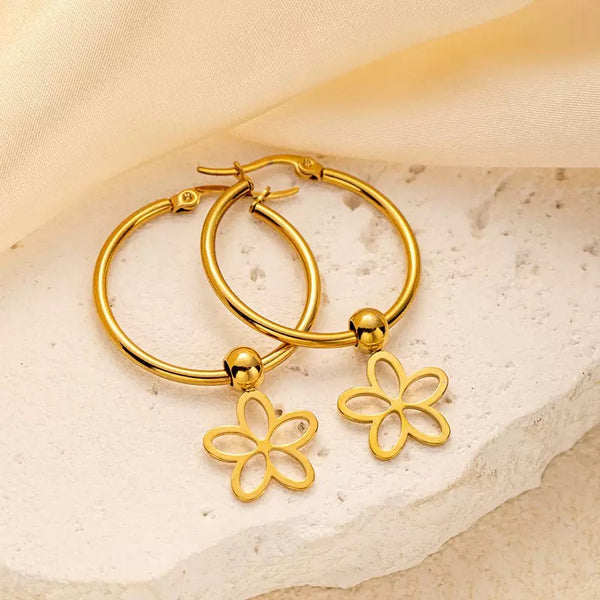 Classic 18K Gold Filled Hoop Earrings