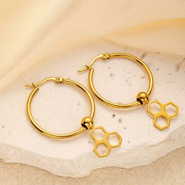 Classic 18K Gold Filled Hoop Earrings