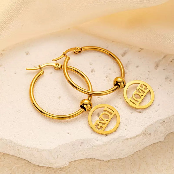Classic 18K Gold Filled Hoop Earrings