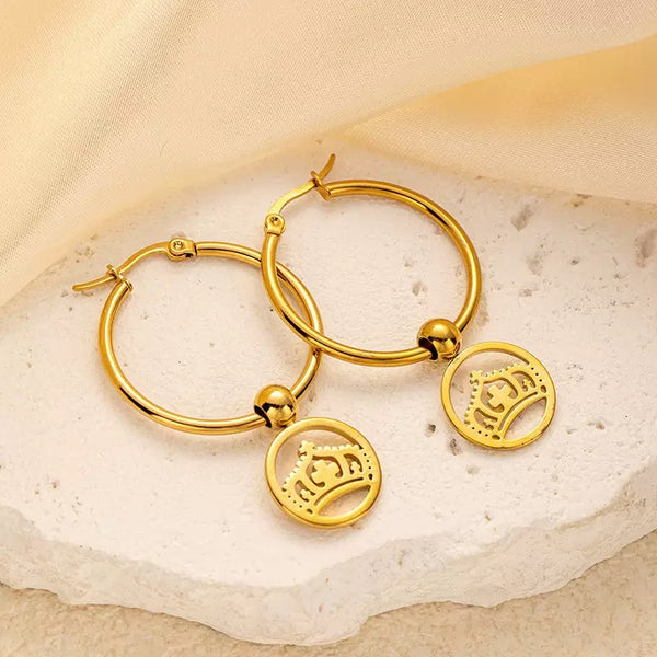 Classic 18K Gold Filled Hoop Earrings