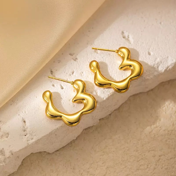 Elegant 18K Gold Filled Ear Studs