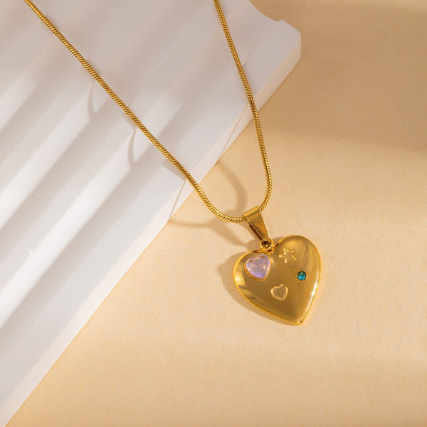 Dainty 18K Gold Filled Over Stainless Steel Necklace