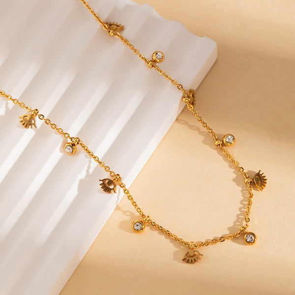 Classic 18K Gold Filled Over Stainless Steel Necklace