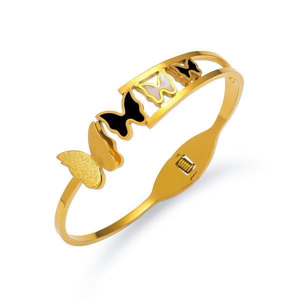18K Gold Filled Over Stainless Steel Bangle