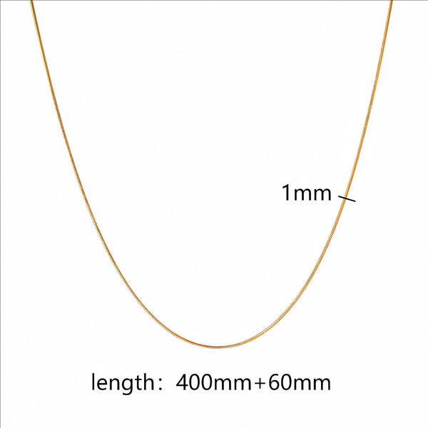 Dainty Chain 18K Gold Filled Over Stainless Steel Necklace