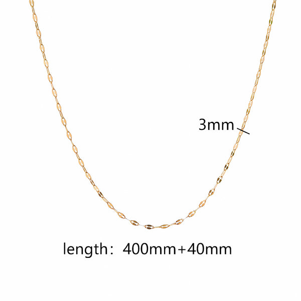 Dainty Chain 18K Gold Filled Over Stainless Steel Necklace