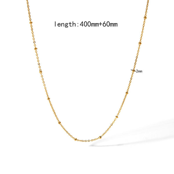 Dainty Chain 18K Gold Filled Over Stainless Steel Necklace