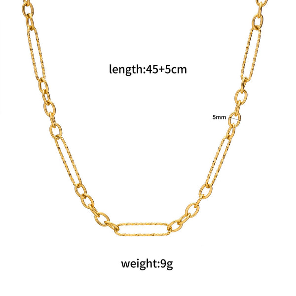 Dainty Chain 18K Gold Filled Over Stainless Steel Necklace