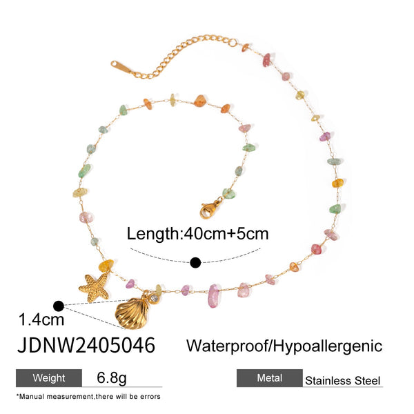 18K Gold Filled Over Stainless Steel Necklace