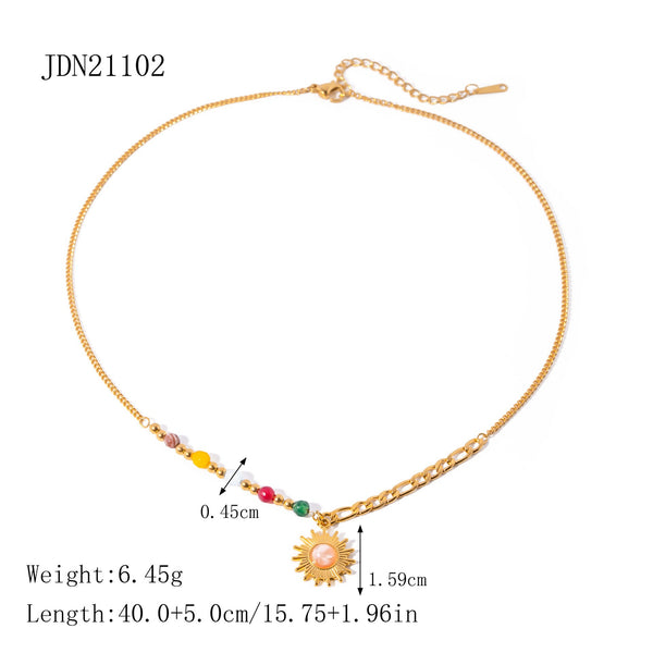 18K Gold Filled Over Stainless Steel Necklace