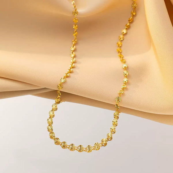 Classic Chain 18K Gold Filled Over Stainless Steel Necklace