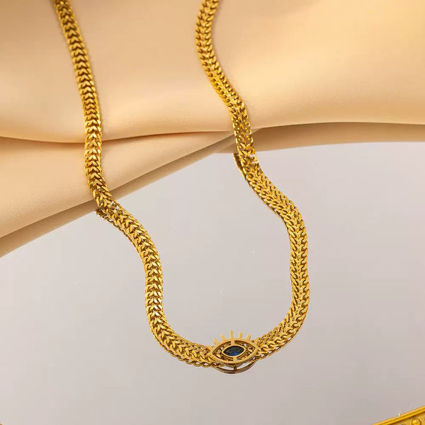 Classic Chain 18K Gold Filled Over Stainless Steel Necklace