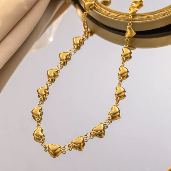Classic Chain 18K Gold Filled Over Stainless Steel Necklace