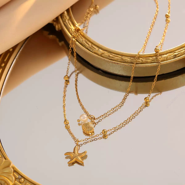 Classic Chain 18K Gold Filled Over Stainless Steel Necklace