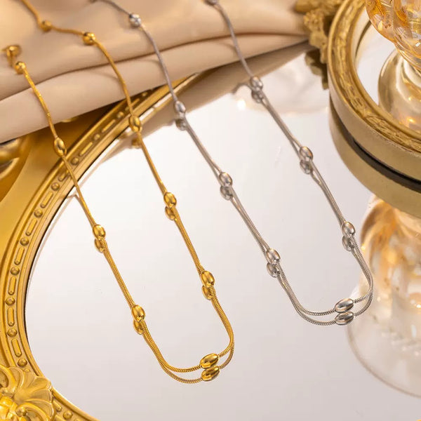 Classic Chain 18K Gold Filled Over Stainless Steel Necklace