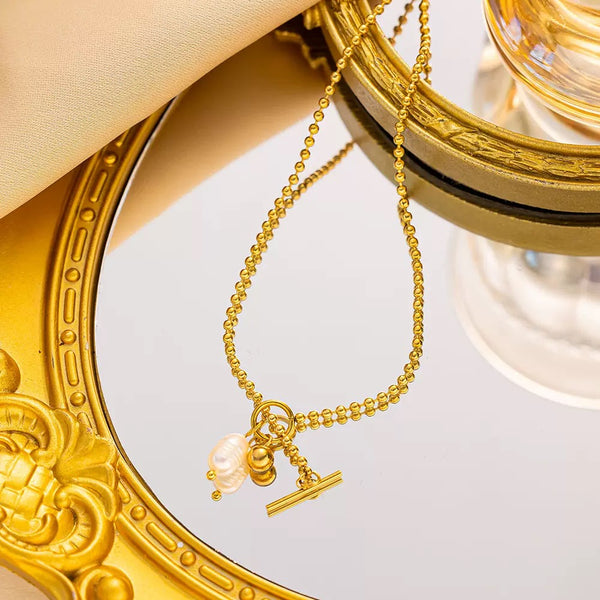 Classic Chain 18K Gold Filled Over Stainless Steel Necklace