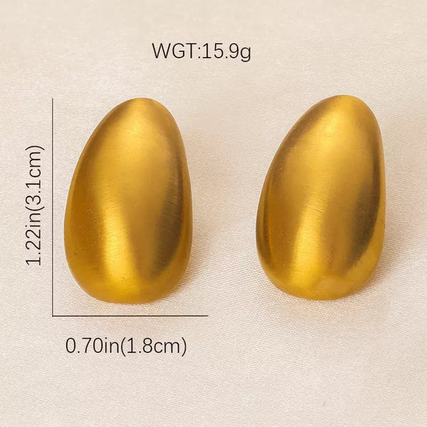 Chunky Style 18K Gold Filled Ear Studs