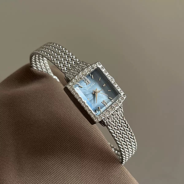 Silver Bracelet Quartz Women's Watch